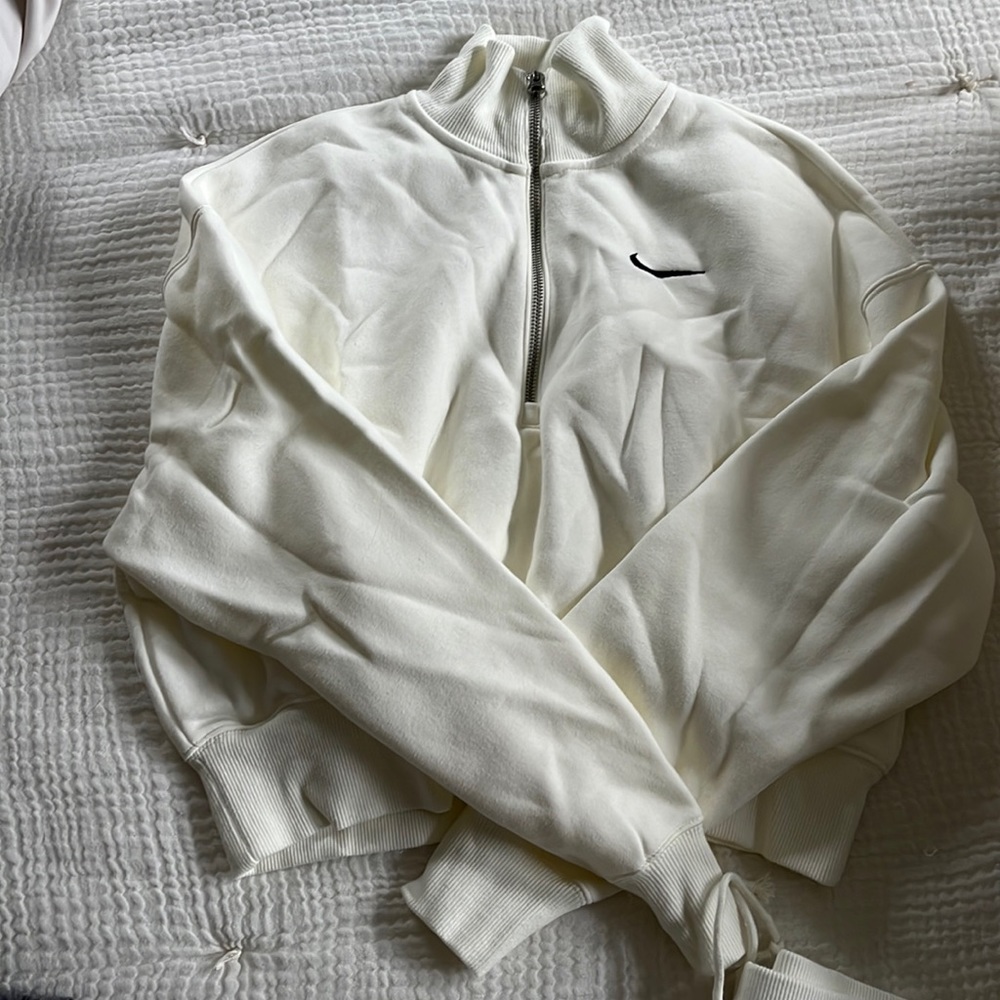 Nike cropped zip up